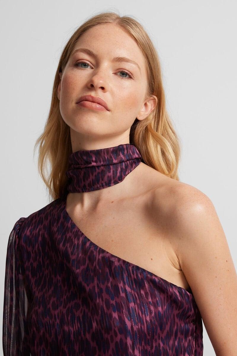 Pedro Del Hierro Vestido Mini Asimetrico