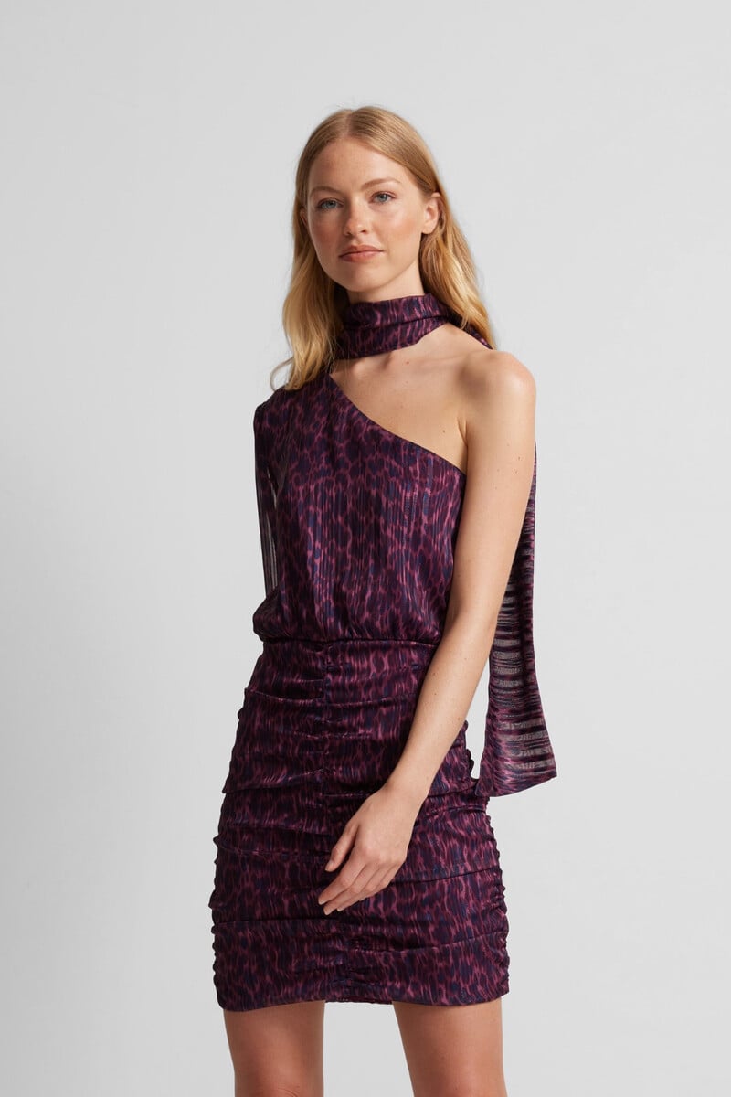 pedro del hierro Vestido mini asimetrico