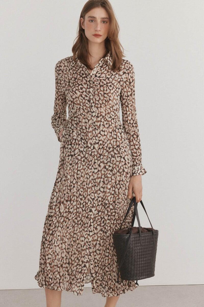 pedro del hierro Vestido print animal