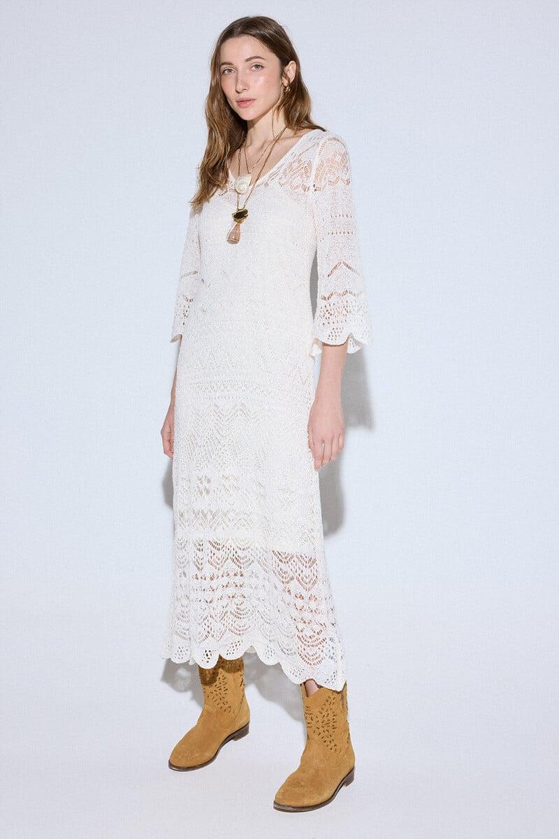 pedro del hierro Vestido punto calado