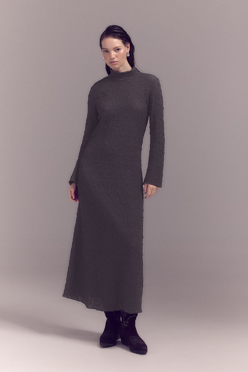 Pedro Del Hierro Vestido Punto Estructura