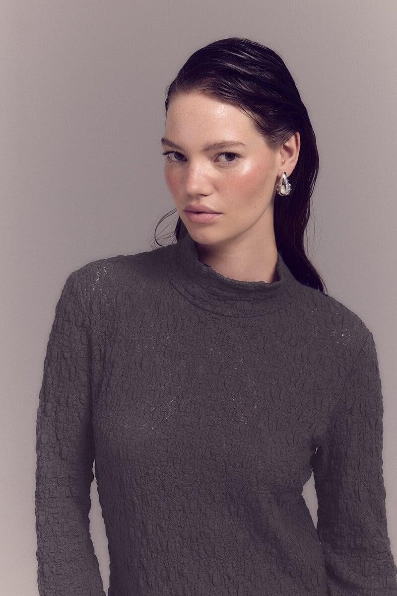 Pedro Del Hierro Vestido Punto Estructura