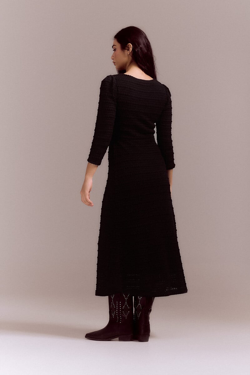 Pedro Del Hierro Vestido Punto Estructura