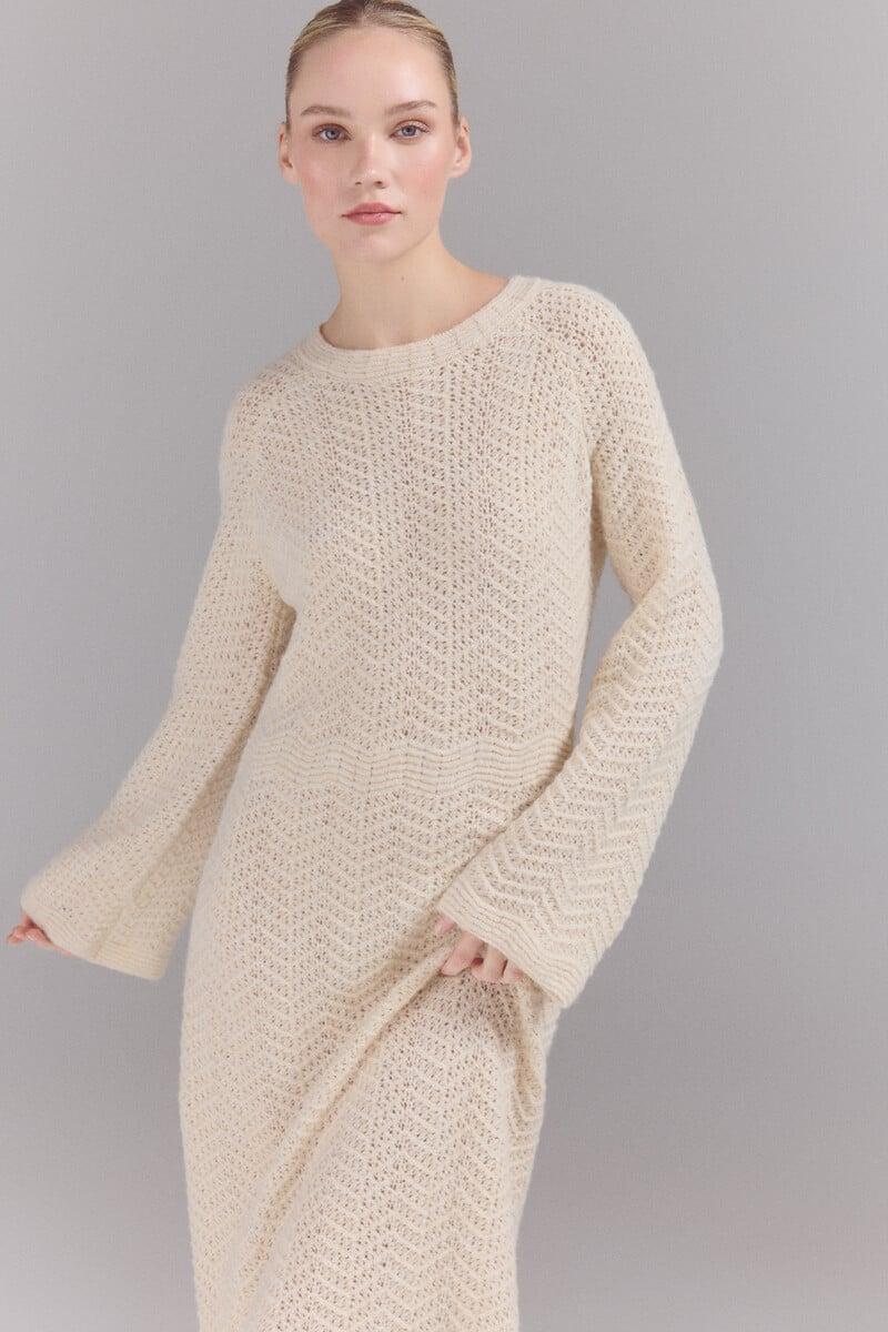 pedro del hierro Vestido punto zig zag