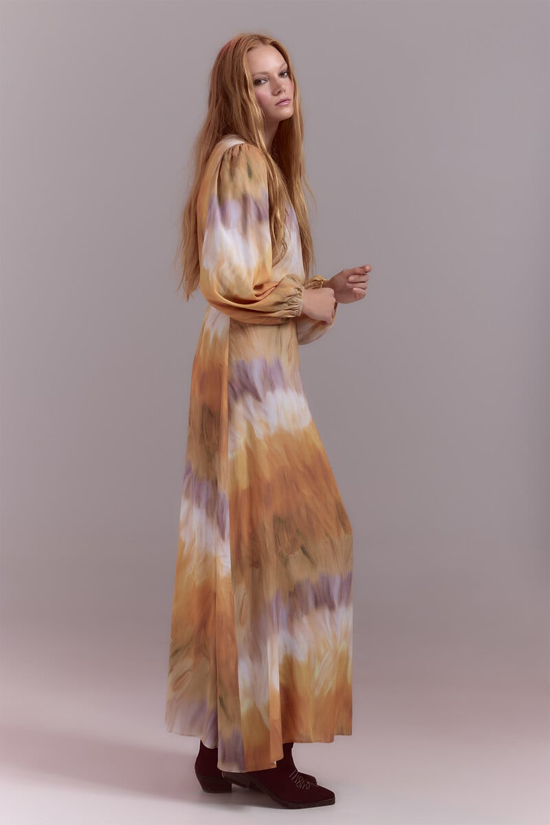 pedro del hierro Vestido recto con abertura