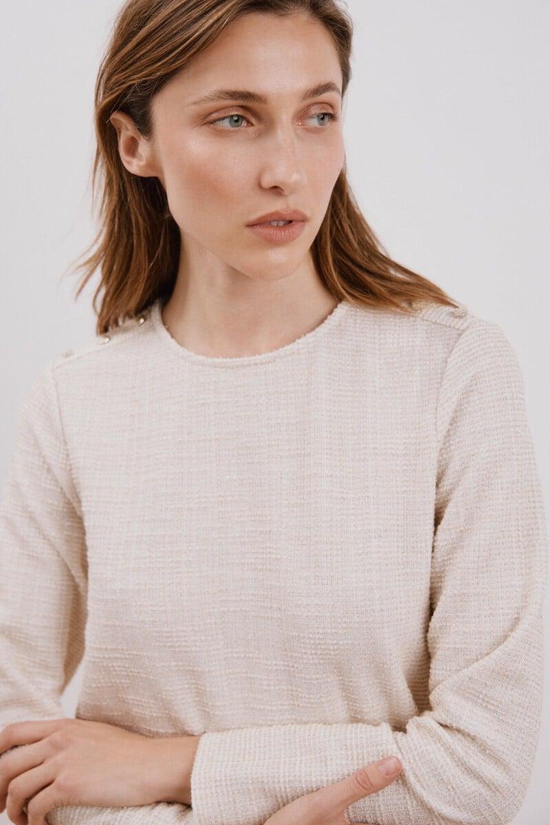 Pedro Del Hierro Vestido Tweed Elástico