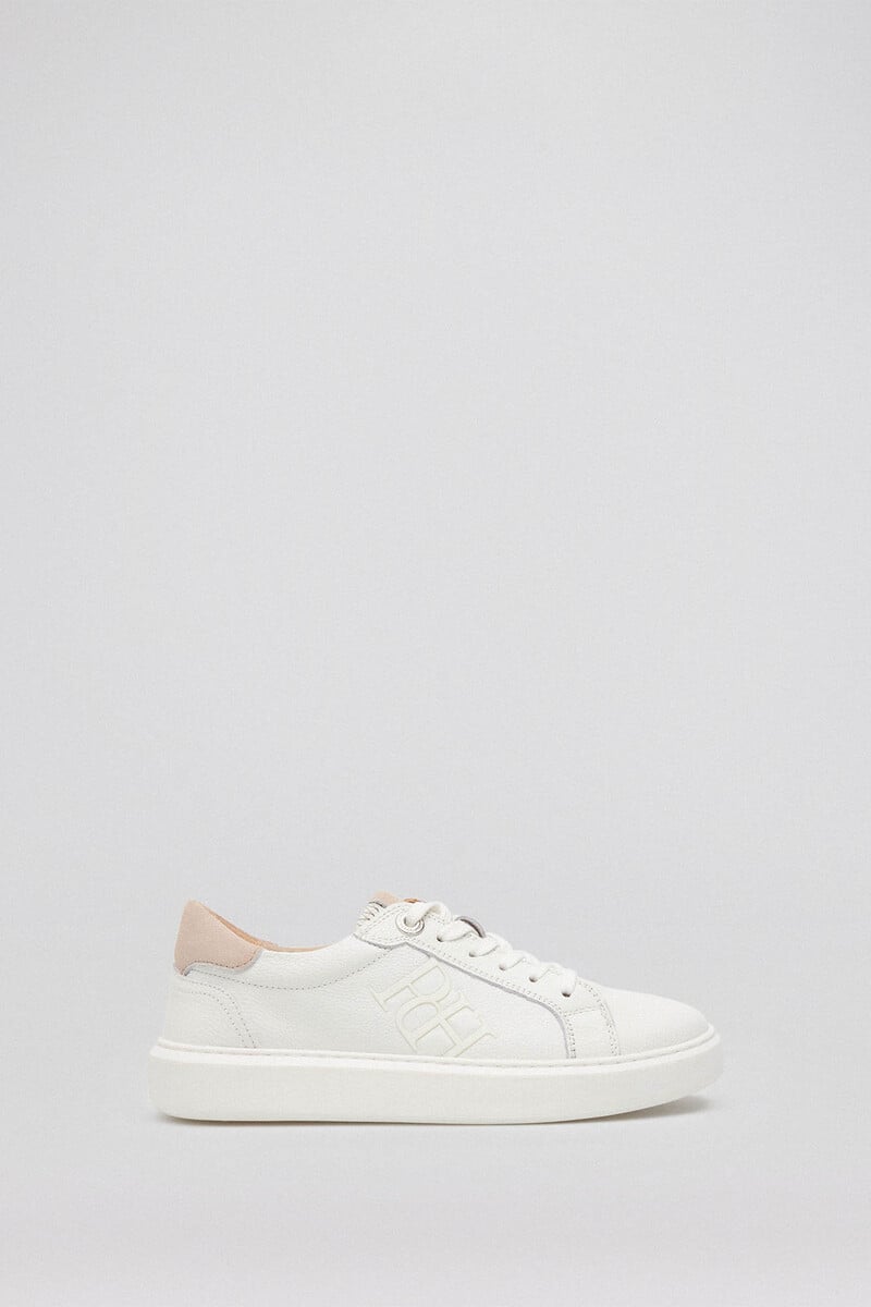 pedro del hierro Zapatilla logo básica cruda