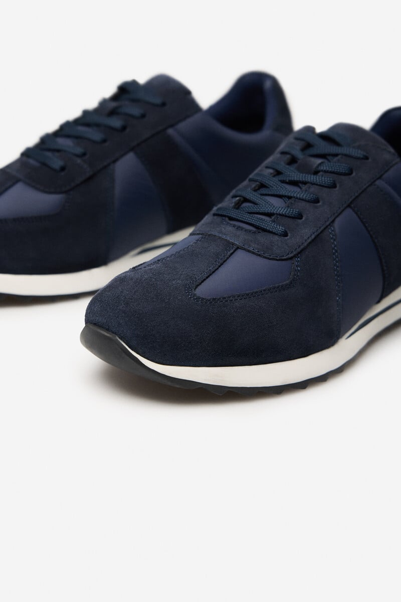 Pedro Del Hierro Zapatilla Piel Tela