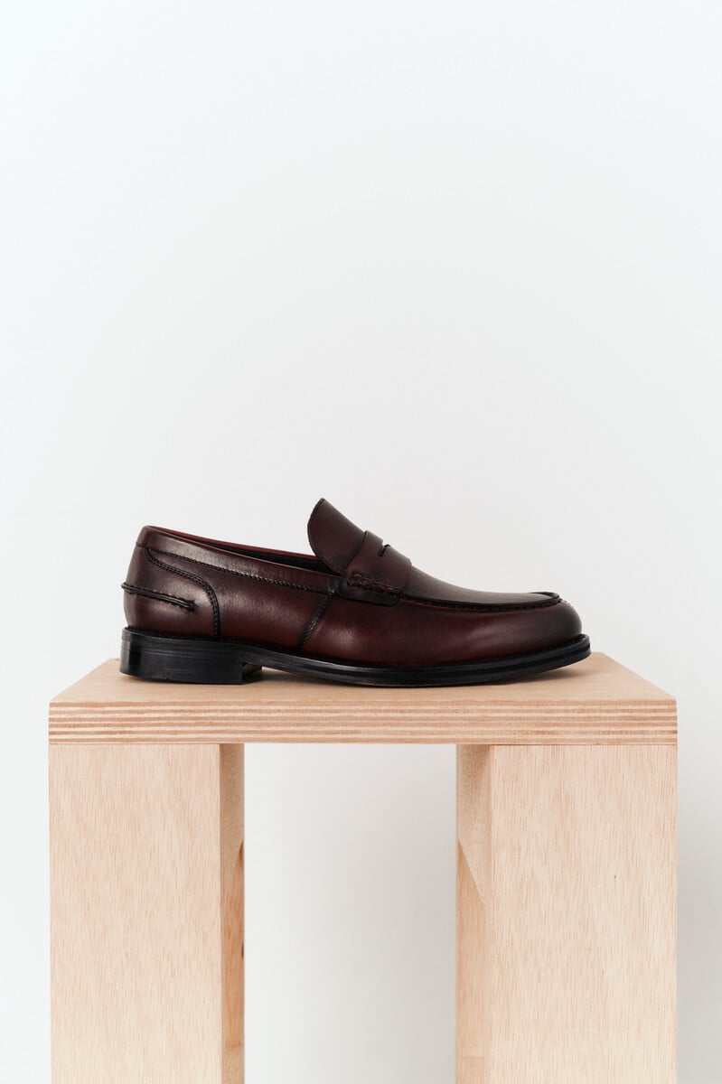 pedro del hierro Zapato mocasín piel