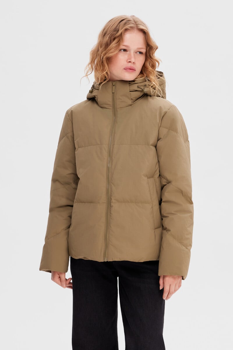 Pedro Del Hierro Plumífero Acolchado Repelente Al Agua Con Relleno De Pluma Y Plumón