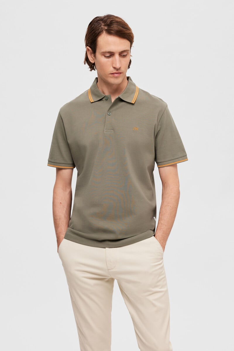 pedro del hierro Polo 100% algodón orgánico con logo bordado