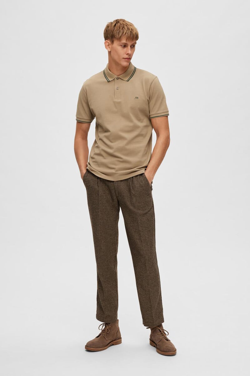 Pedro Del Hierro Polo De Algodón Orgánico Con Logo Bordado Con Detalle En Cuello Y Mangas