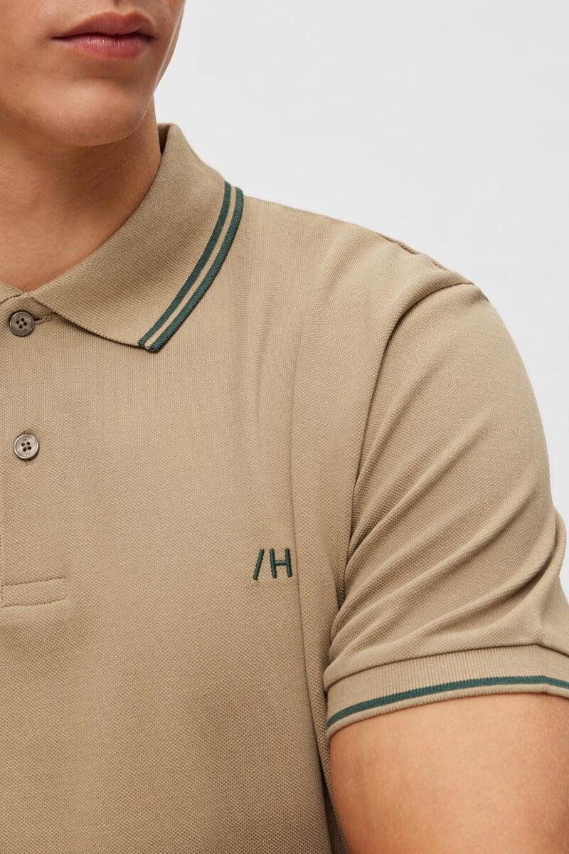 Pedro Del Hierro Polo De Algodón Orgánico Con Logo Bordado Con Detalle En Cuello Y Mangas
