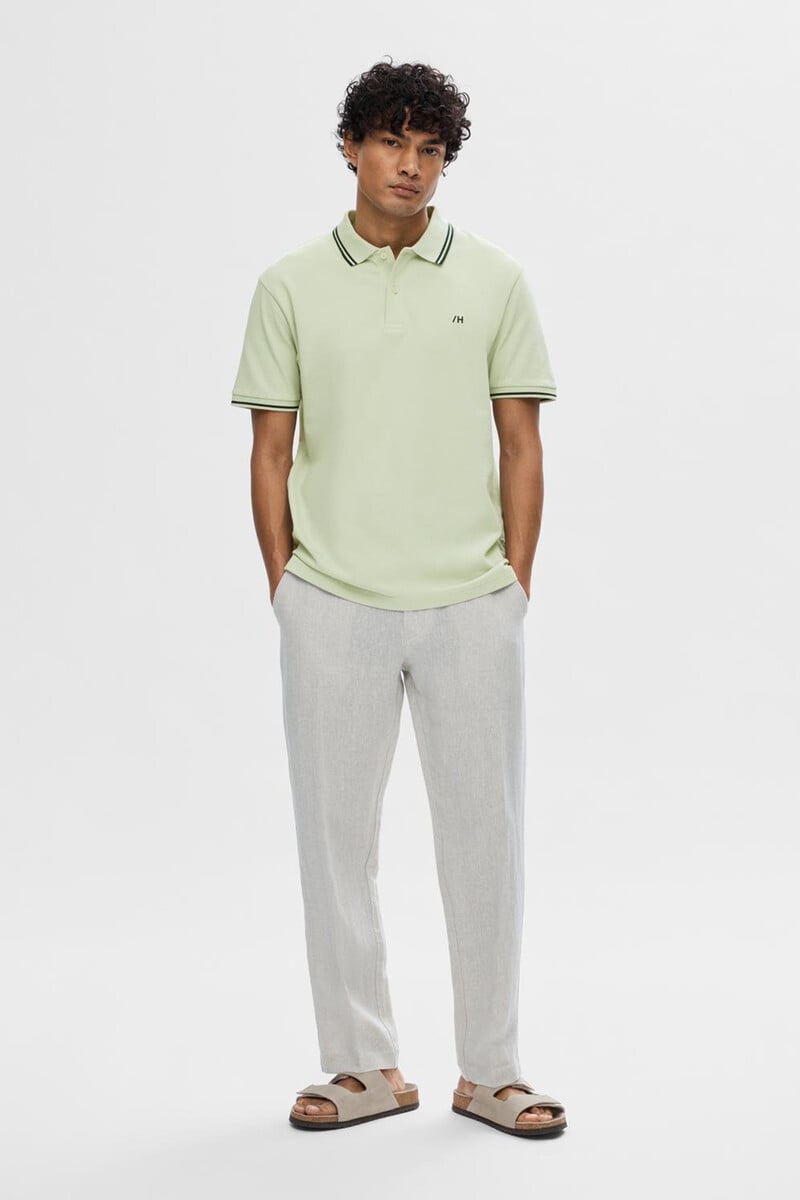 Pedro Del Hierro Polo De Algodón Orgánico Con Logo Bordado Con Detalle En Cuello Y Mangas