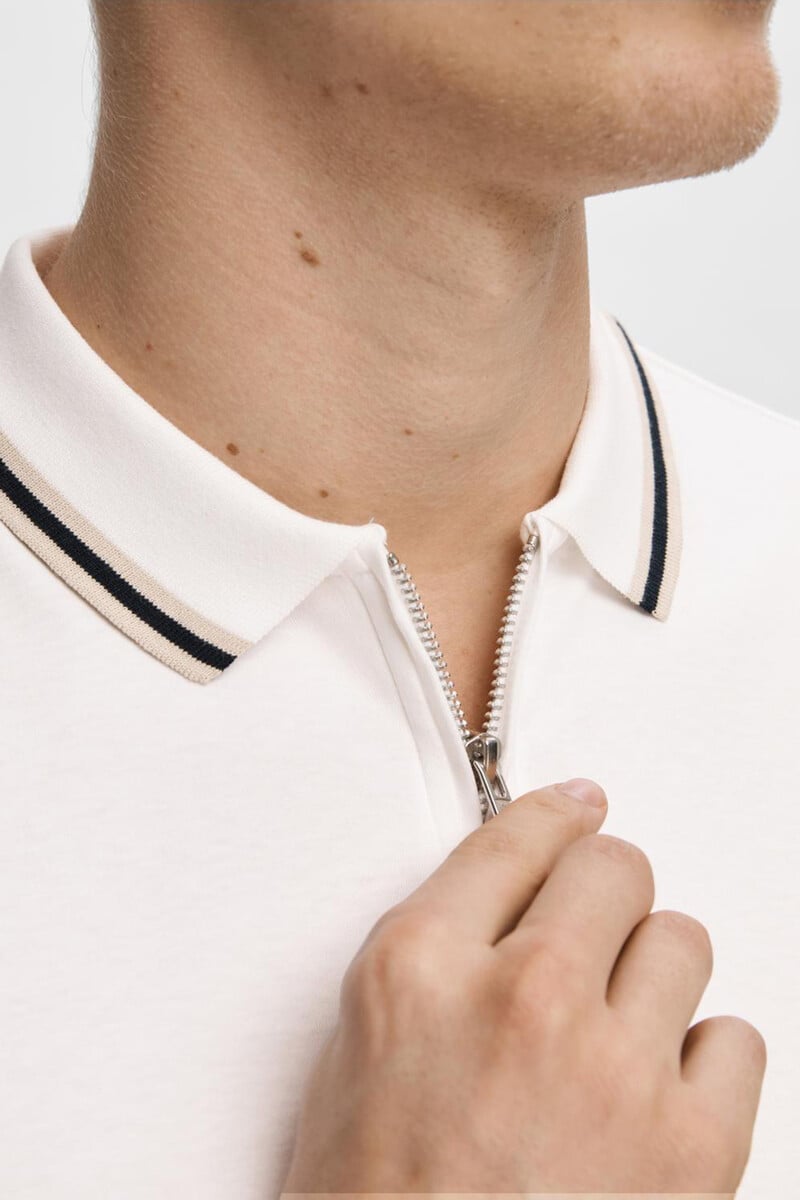 Pedro Del Hierro Polo De Manga Corta Con Cremallera Confeccionado Con Algodón Reciclado