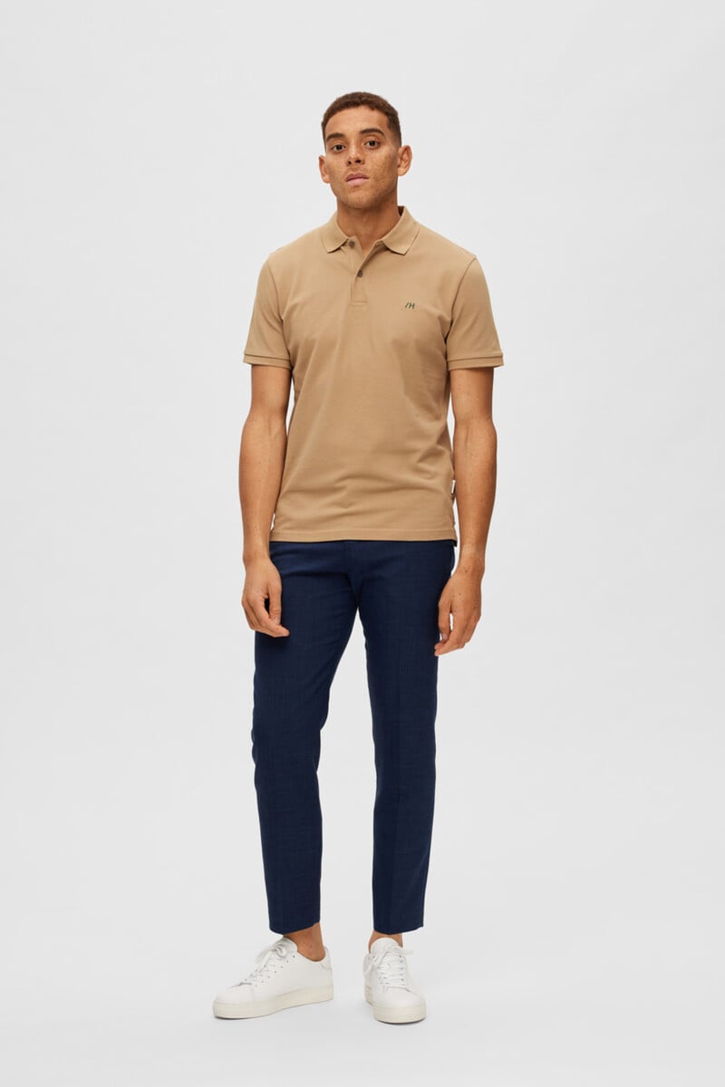 Pedro Del Hierro Polo De Manga Corta Con Logo Bordado 100% Algodón Orgánico