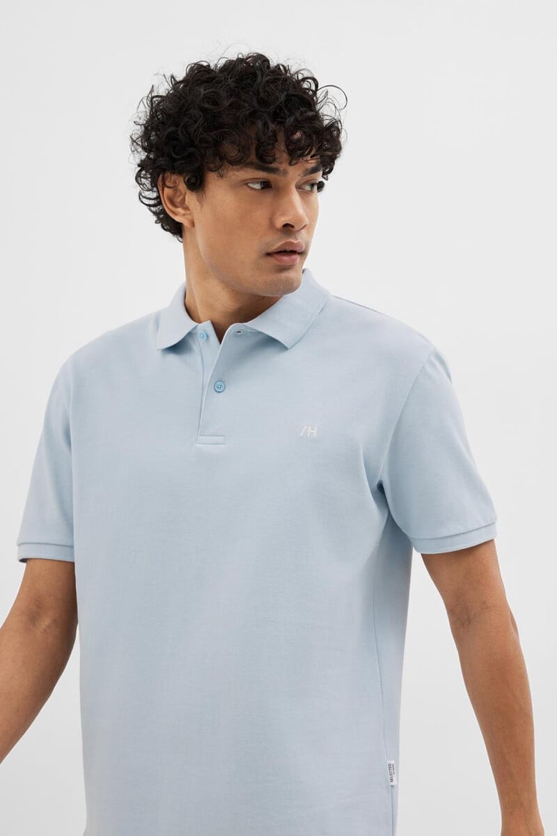 Pedro Del Hierro Polo De Manga Corta Con Logo Bordado 100% Algodón Orgánico