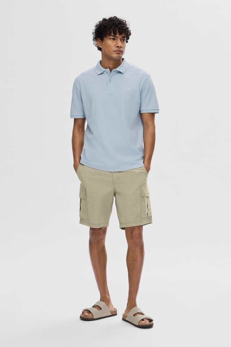 pedro del hierro Polo de manga corta con logo bordado 100% algodón orgánico