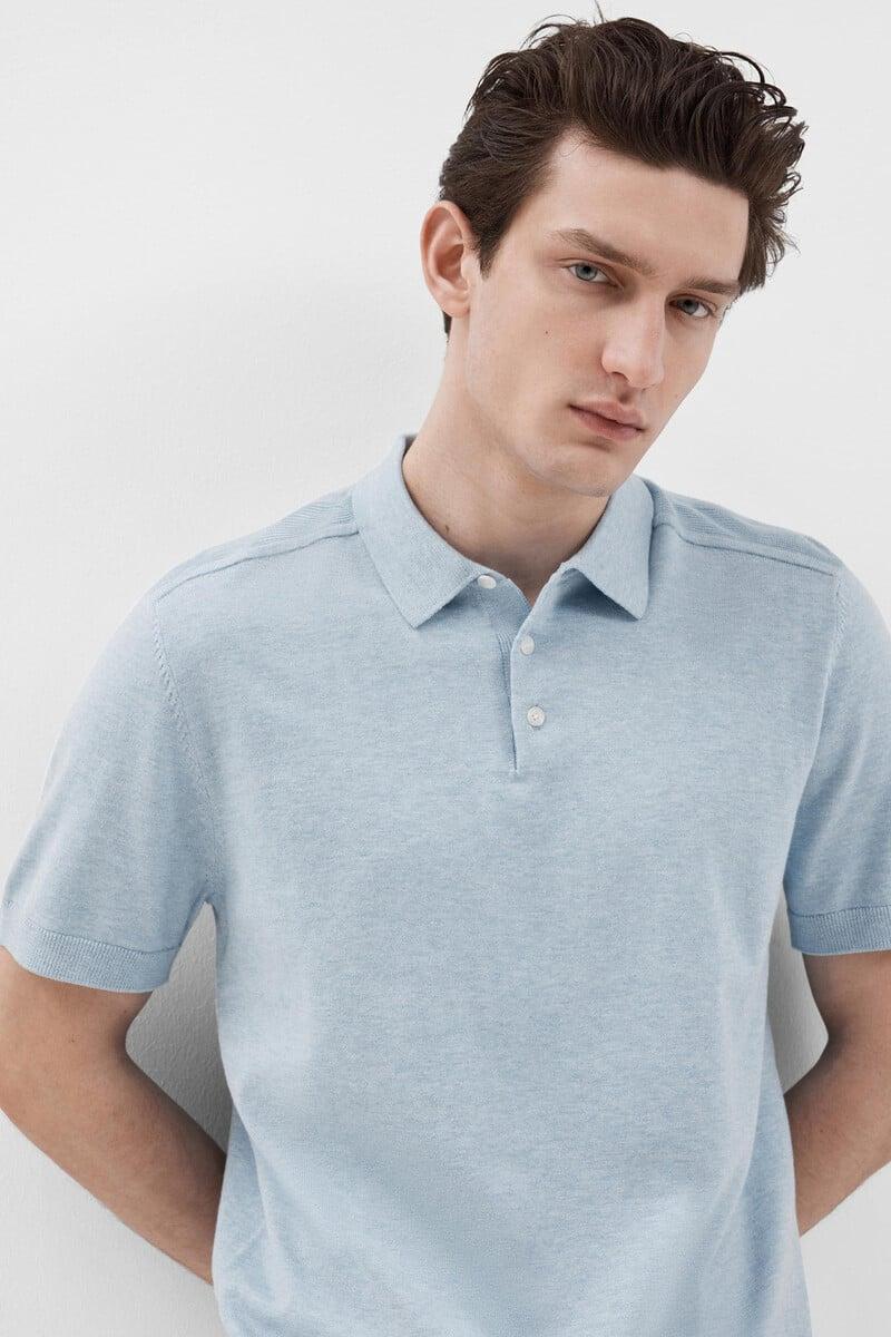 Pedro Del Hierro Polo De Manga Corta De Punto 100% Algodón
