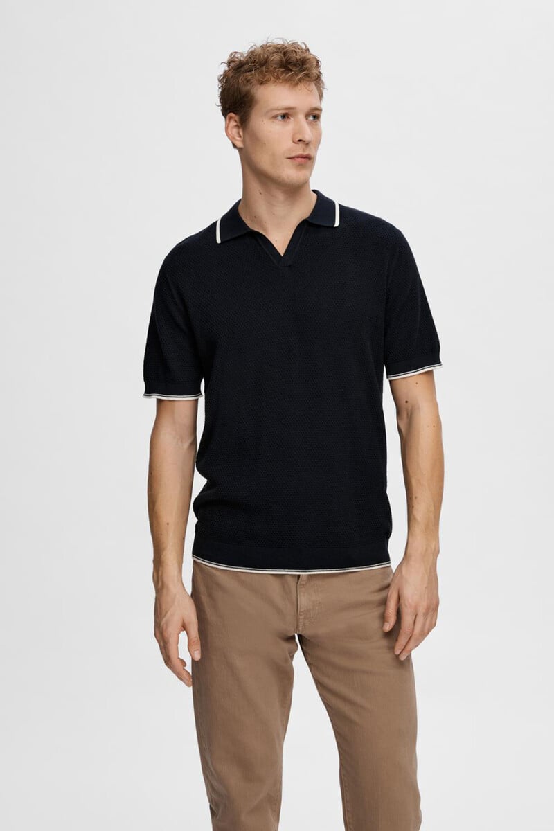 Pedro Del Hierro Polo De Manga Corta De Punto Estructura 100% Algodón Orgánico