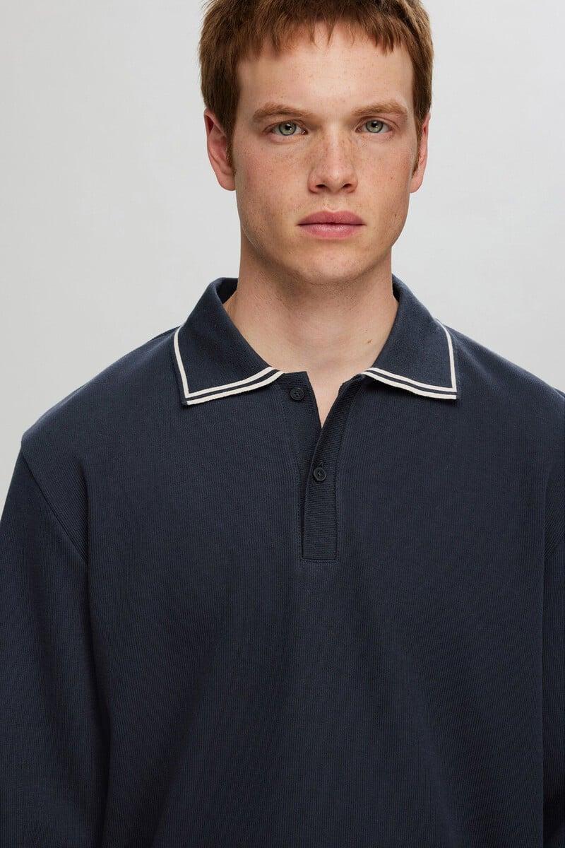 Pedro Del Hierro Polo De Manga Larga Confeccionado 100% Con Algodón Orgánico