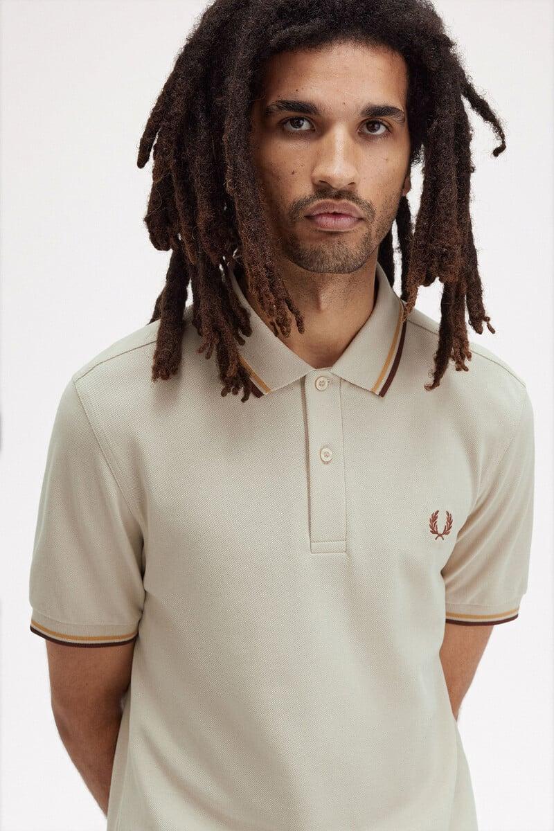 pedro del hierro Polo fred perry básico manga corta