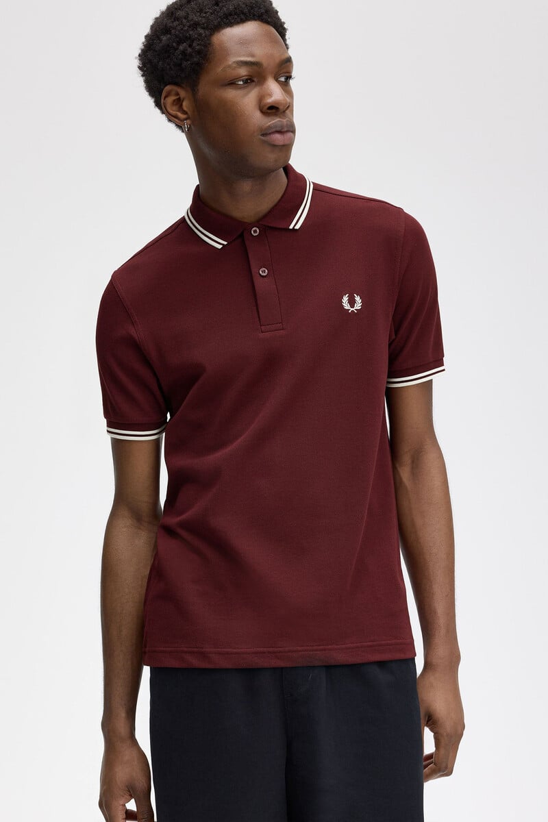 pedro del hierro Polo fred perry básico manga corta