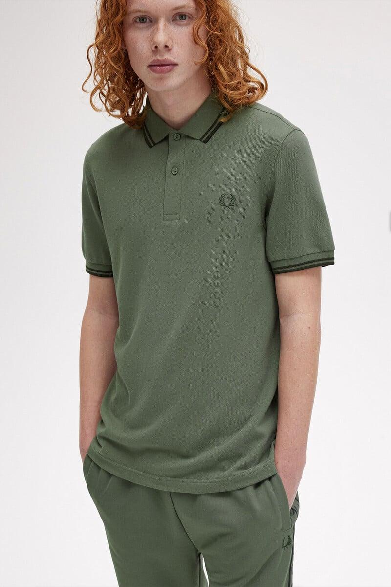 pedro del hierro Polo fred perry básico manga corta