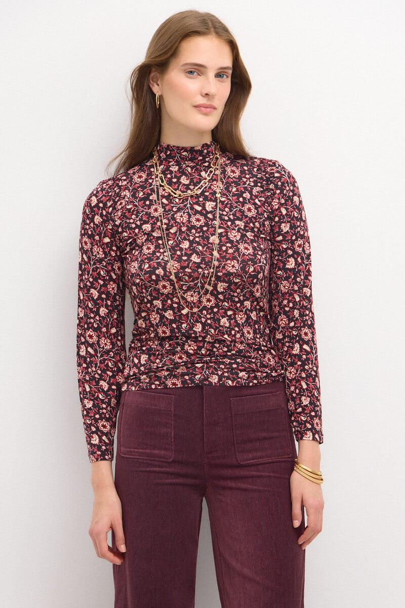 pedro del hierro Samanta. Camiseta entallada estampada