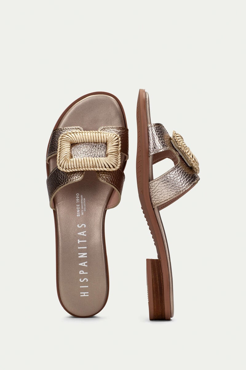 Pedro Del Hierro Sandalia Plana Yakarta Adorno Artesanal