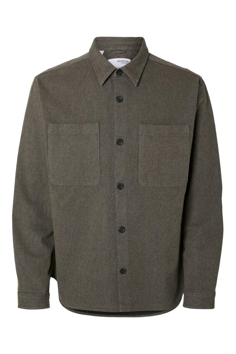 pedro del hierro Sobrecamisa con bolsillos frontales confeccionada con algodón orgánico