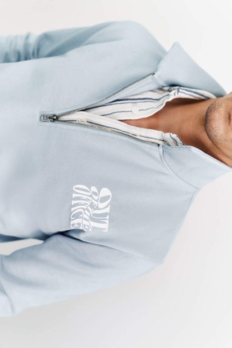 pedro del hierro Sudadera con cremallera en el cuello