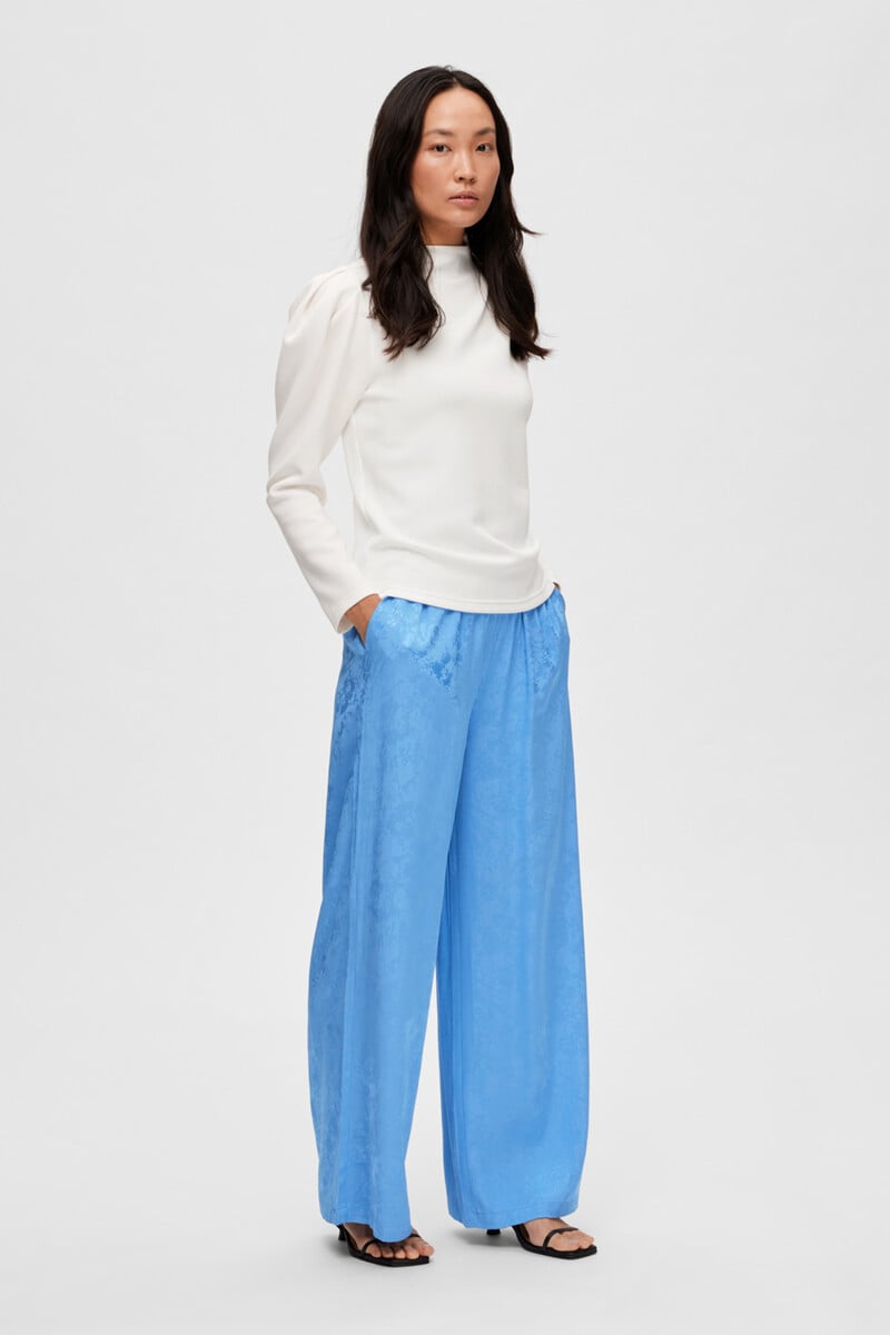 Pedro Del Hierro Sudadera De Cuello Alto Y Mangas Abullonadas Confeccionada Con Tencel