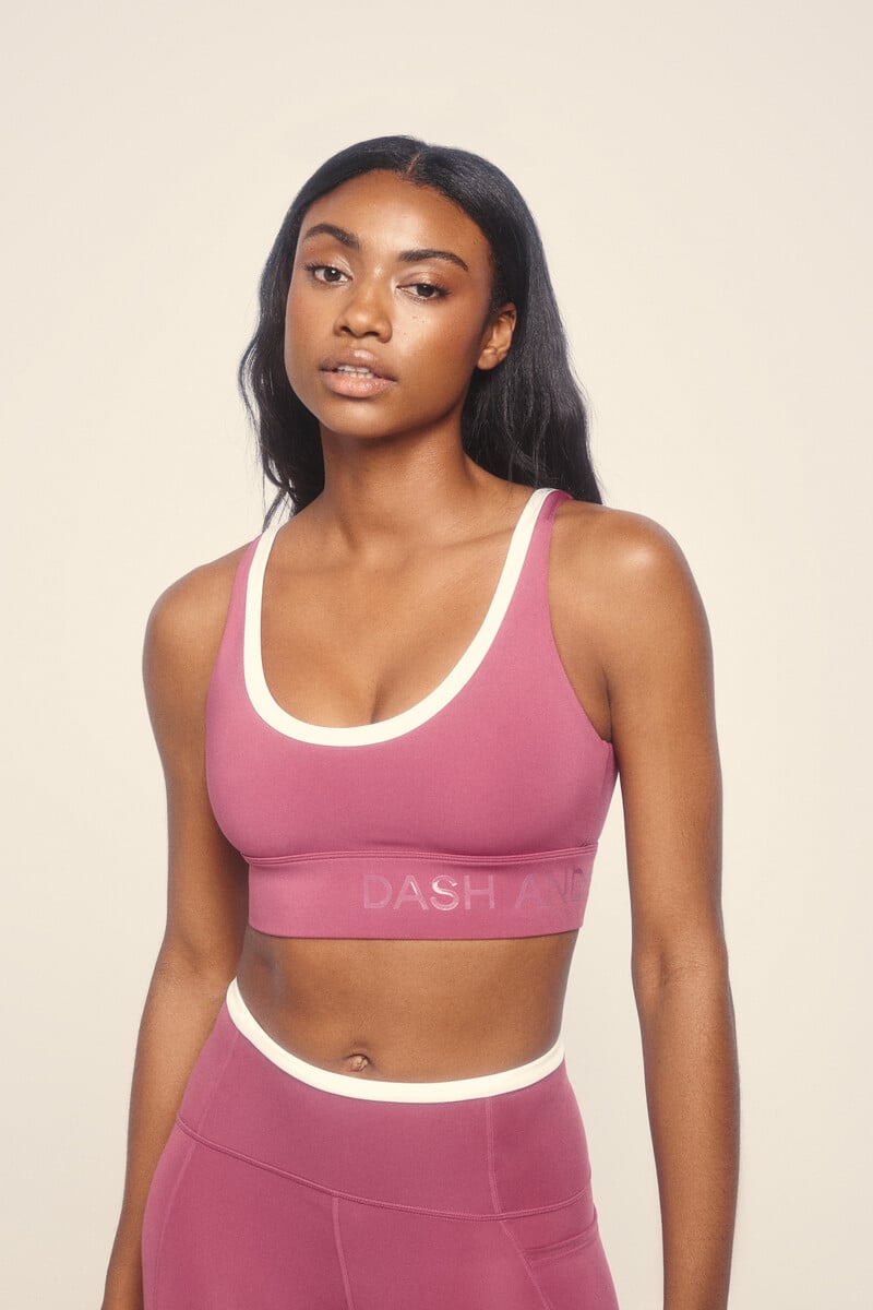 pedro del hierro Sujetador deportivo 4D Stretch rosa