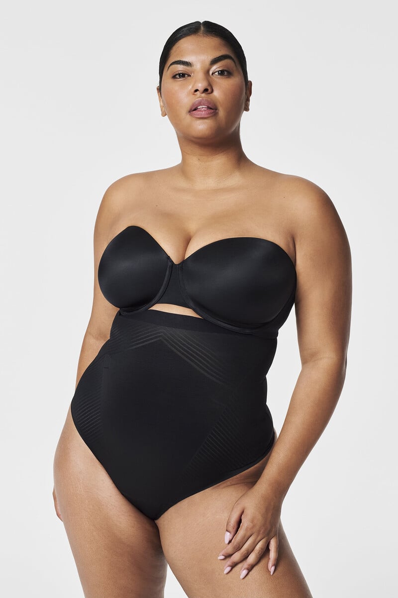 pedro del hierro Tanga moldeador de talle alto nude SPANX