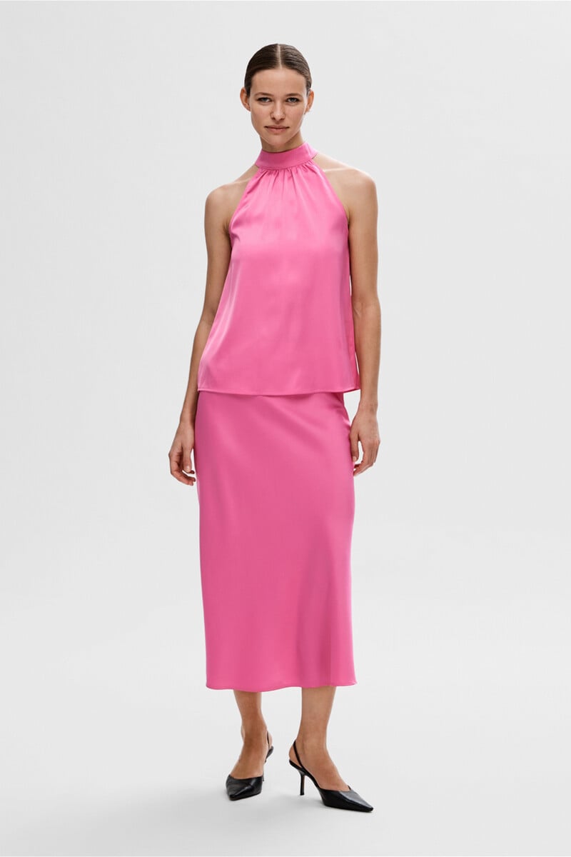 Pedro Del Hierro Top Cuello Halter Sin Mangas Confeccionado Con Materiales Reciclados