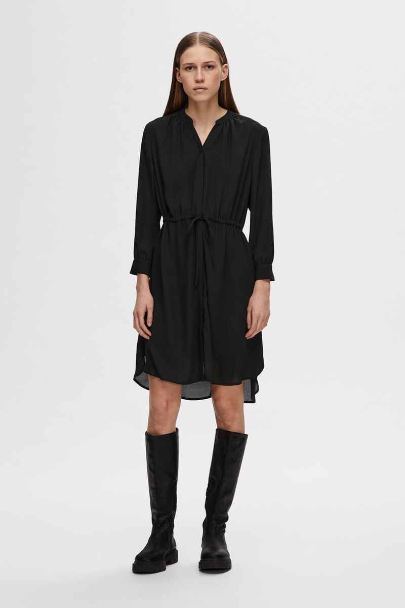 Pedro Del Hierro Vestido Camisero De Manga Larga Confeccionado Con Materiales Reciclados