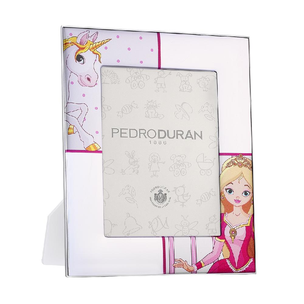 pedro duran Marco infantil plateado de Pedro Durán de la colección Princesa y Unicornio