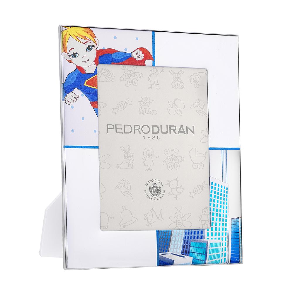 pedro duran Marco infantil plateado de Pedro Durán de la colección Super Héroe