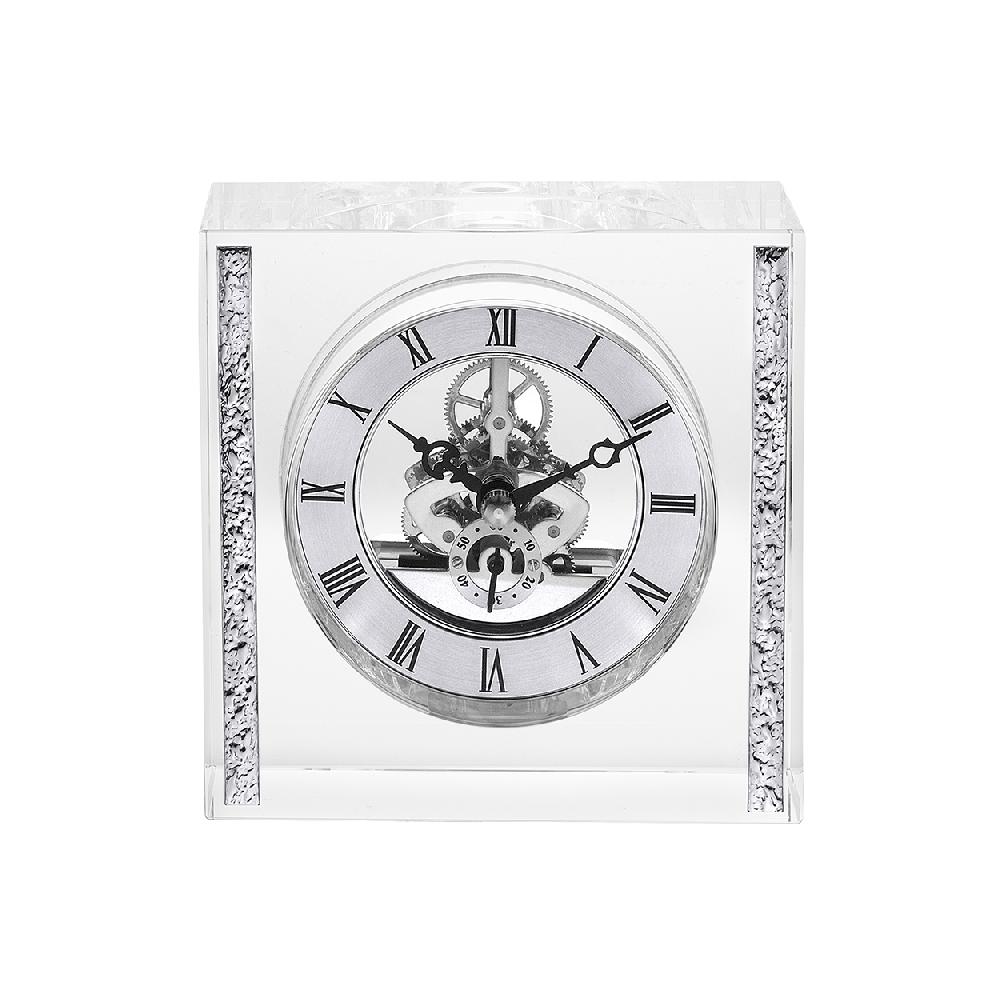 pedro duran Reloj de sobremesa plateado de Pedro Durán de la colección Times Square