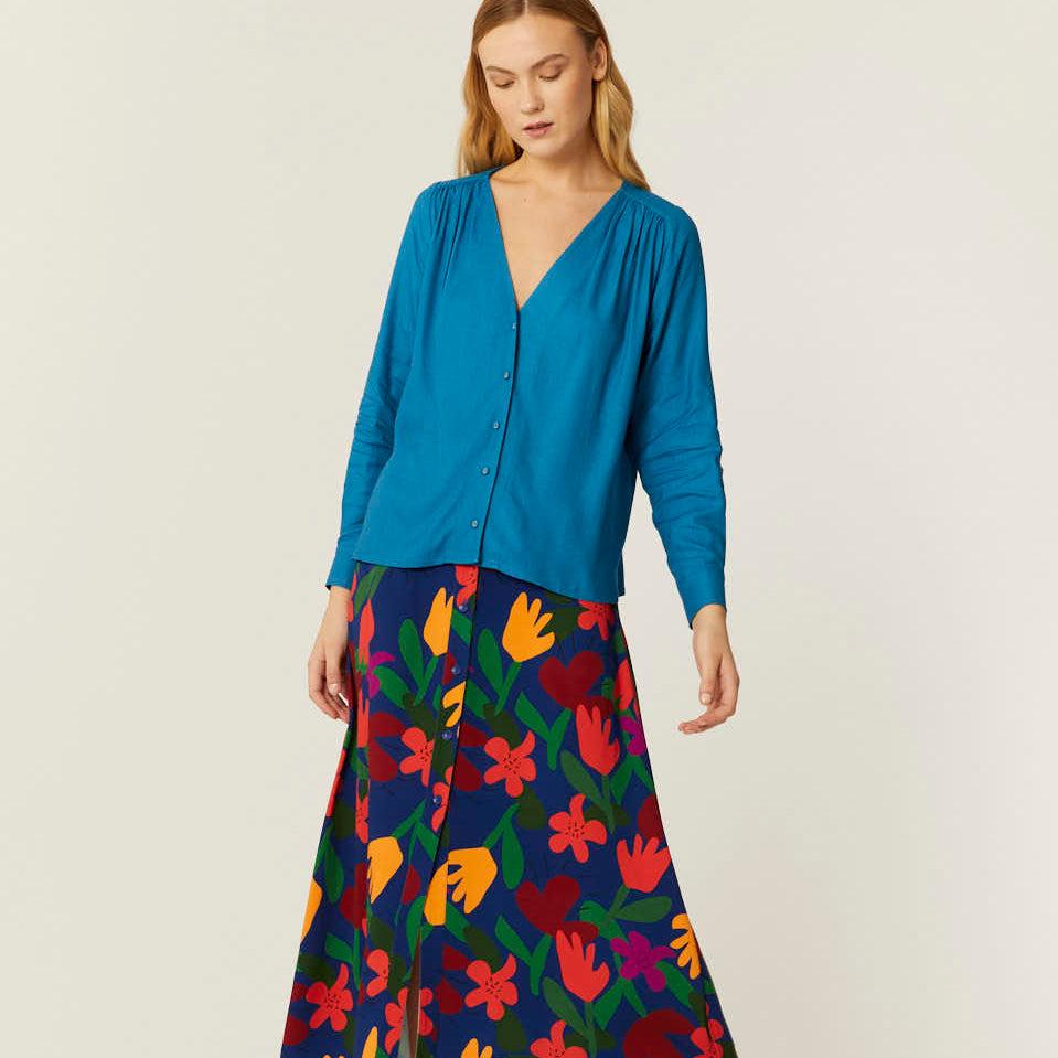 pepaloves BLUSA ECOVERO AZUL