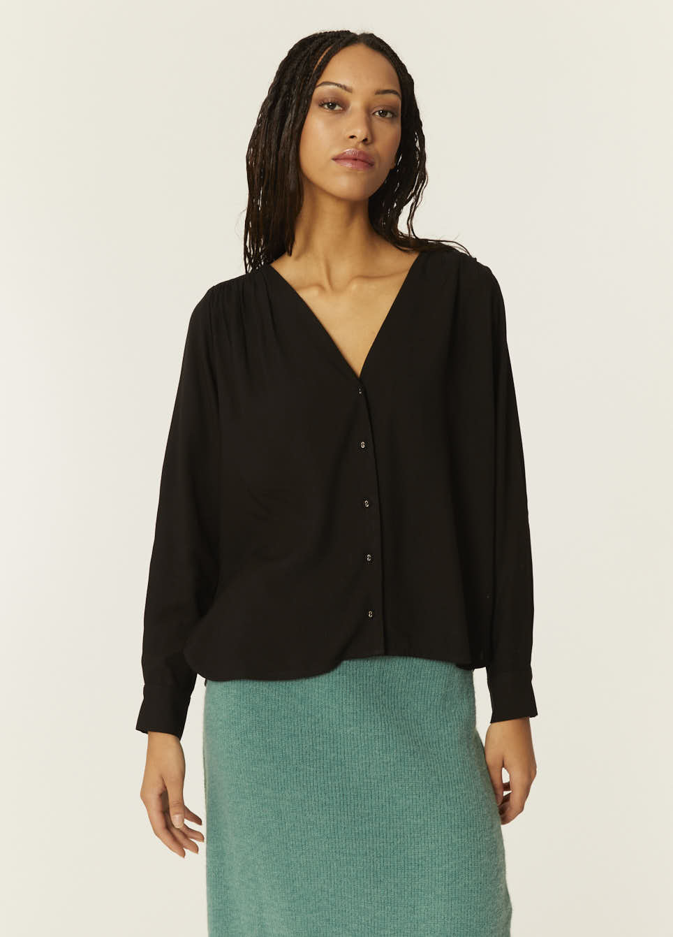 Pepaloves BLUSA ECOVERO NEGRO