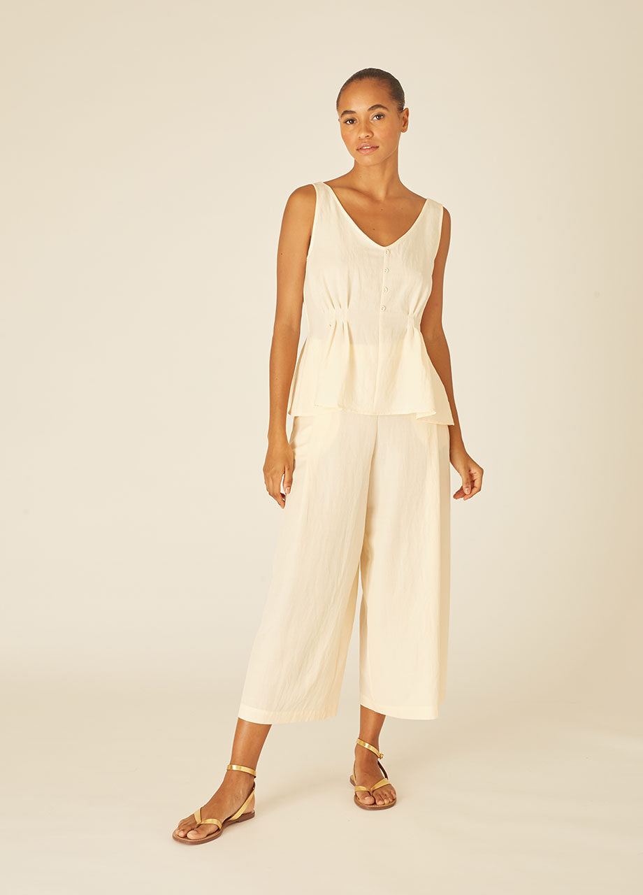 Pepaloves BLUSA EVASÉ CREMA