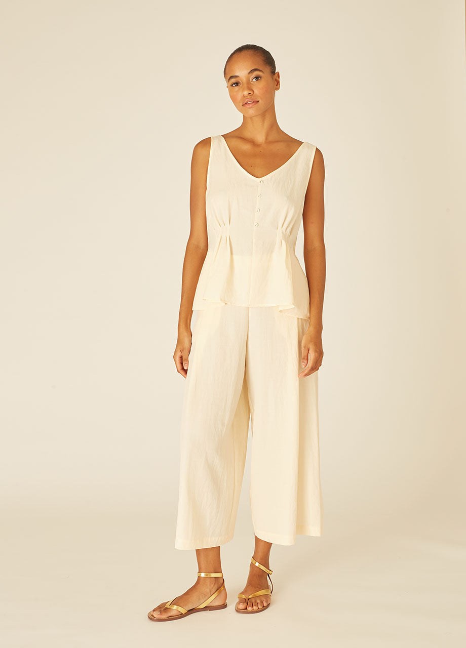 Pepaloves BLUSA EVASÉ CREMA