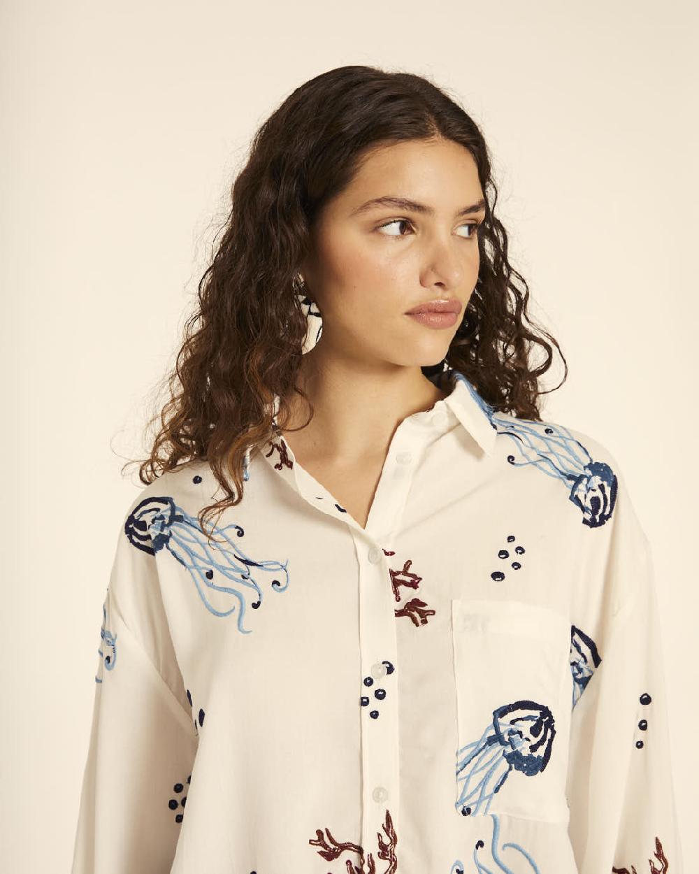 Pepaloves CAMISA BORDADO MEDUSAS
