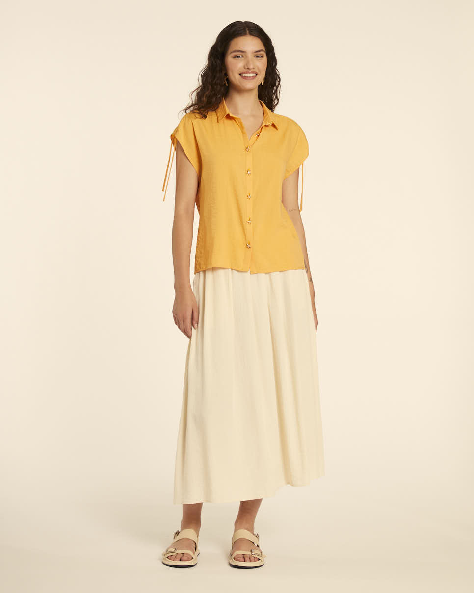 Pepaloves CAMISA CON ESTRELLAS AMARILLO