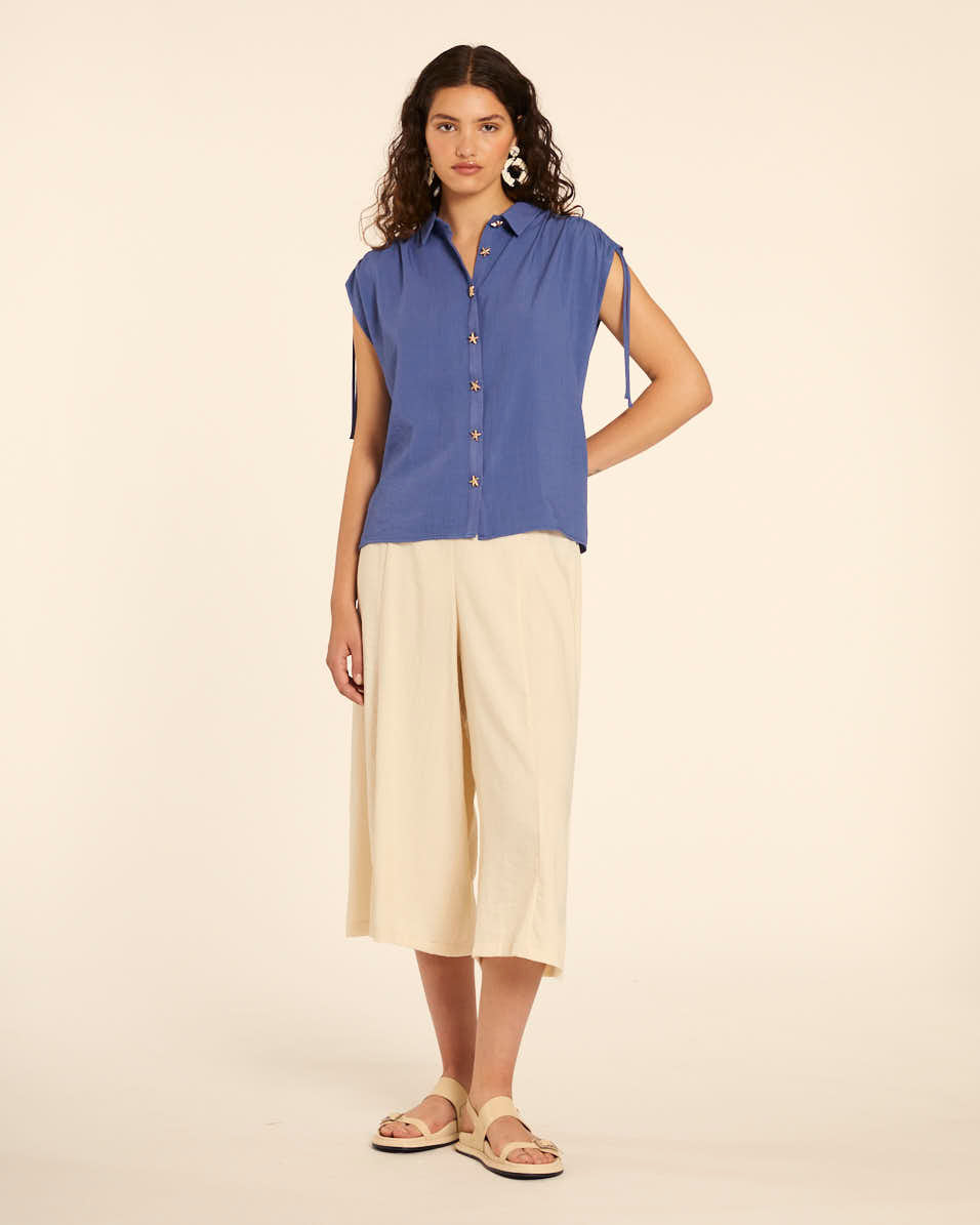 Pepaloves CAMISA CON ESTRELLAS AZUL