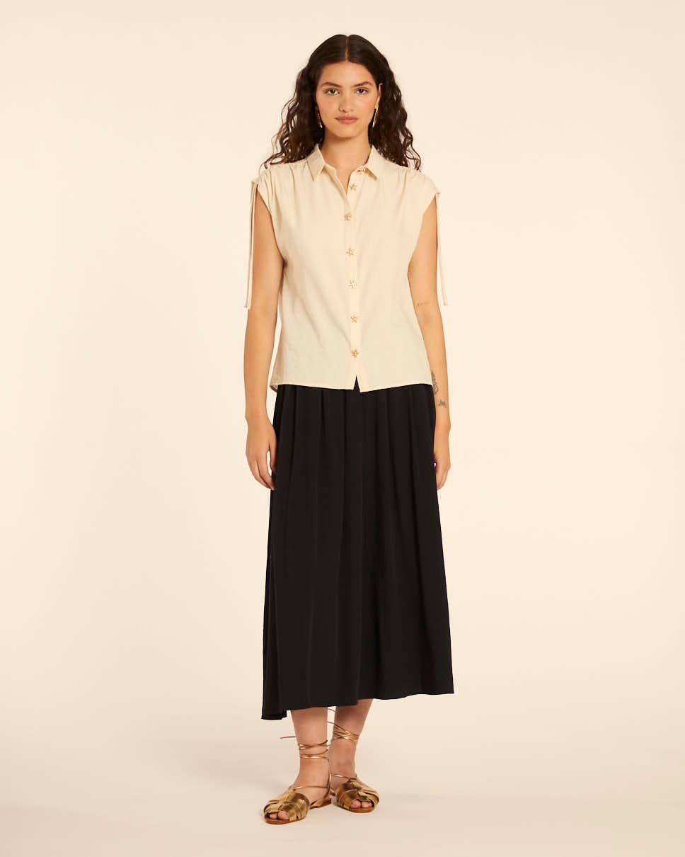 Pepaloves CAMISA CON ESTRELLAS CREMA