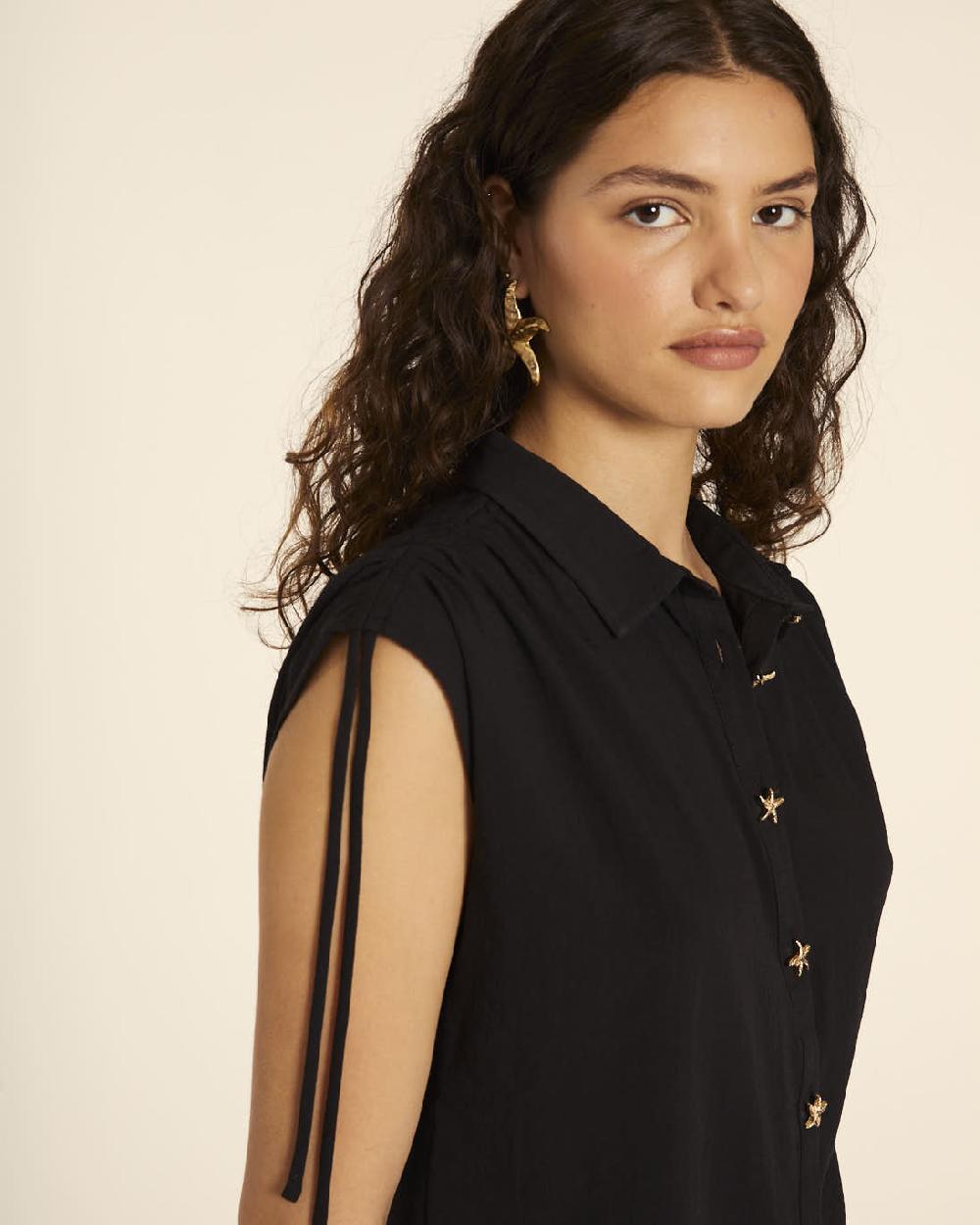 Pepaloves CAMISA CON ESTRELLAS NEGRA