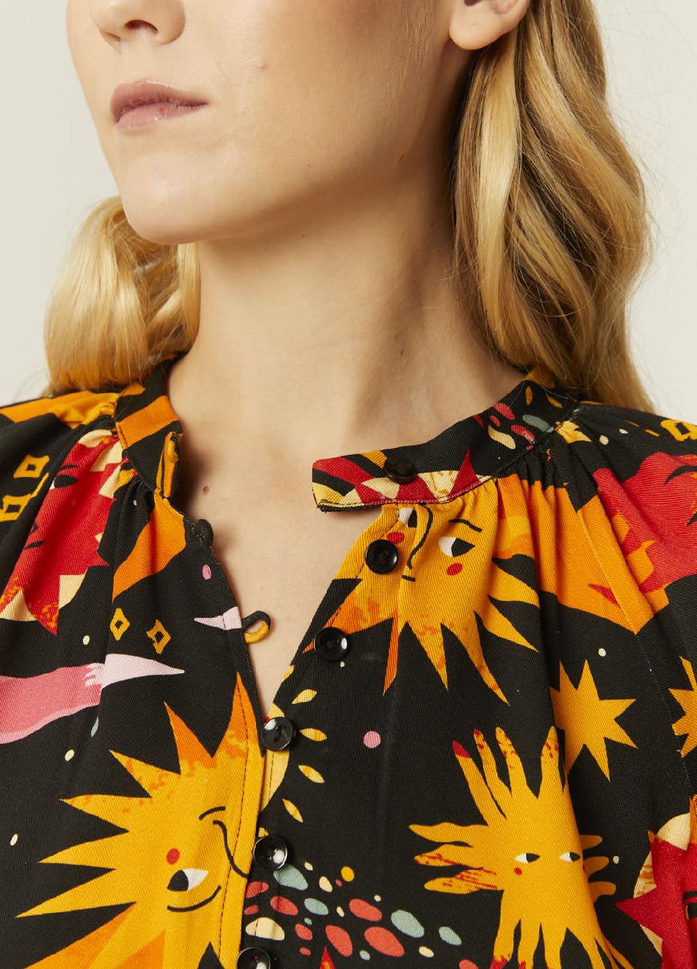 Pepaloves CAMISA COSMOS CUELLO MAO